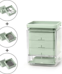 Brabantia Tasty+ Groentesnijder Jade Groen/Transparant