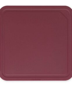 Brabantia Tasty+ Snijplank 25x0.8x25 cm Aubergine Rood