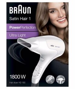 Alternative view of Braun BRHD180E Satin Hair 1 PowerPerfection Föhn 1800W Wit