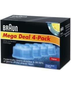 Braun CCR4 Clean & Renew Refill Cartridge 4 Stuks