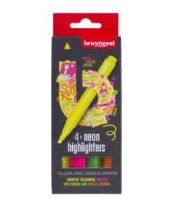 Bruynzeel Markeerstiften 4 Neon Kleuren