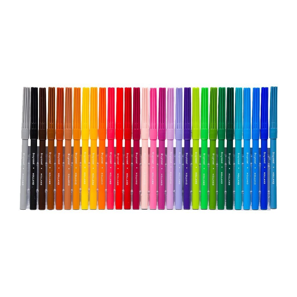 Bruynzeel Viltstiften 30 Kleuren - Afbeelding 2