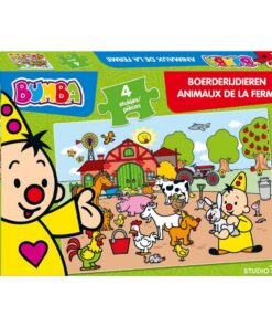 Bumba Puzzel Boerderijdieren 4 Stukjes