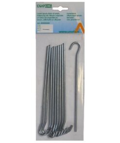 Campking 10x Aluminium Grondpen Open 24cm