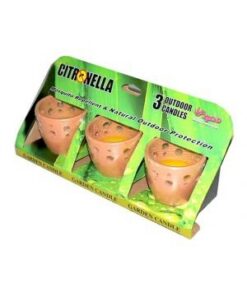 Citronella Terra Cotta Potjes Set van 3