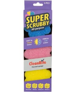 CleanRite Scrub Spons 3 Stuks