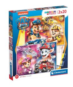 Clementoni Paw Patrol The Movie Puzzel 2x20 Stukjes