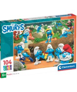 Clementoni Super Color Puzzel Smurfen 104 Stukjes