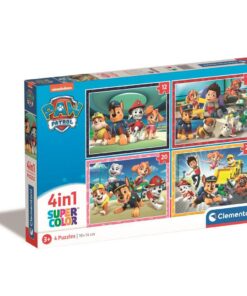 Clementoni Supercolor 4in1 Puzzel Paw Patrol 12-24 Stukjes