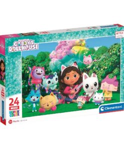 Clementoni Supercolor Puzzel Gabbys Dollhouse 24 Maxi Stukjes