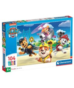 Clementoni Supercolor Puzzel Paw Patrol 104 Stukjes