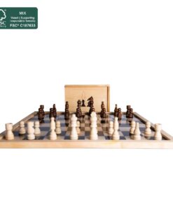 Alternative view of Clown Games Houten Schaakstukken 32 Stuks