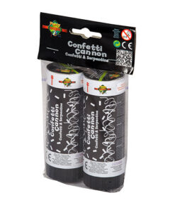 Confettikanon Party Cannon Foil Strips Zilver
