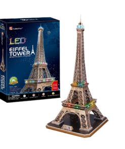 Cubic Fun 3D LED Puzzel de Eifeltoren 84 Stukjes