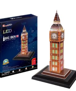 Cubic Fun 3D Puzzel Big Ben + LED Verlichting 28 Stukjes