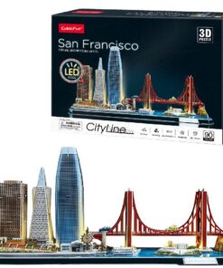 Cubic Fun 3D Puzzel City Line San Francisco + LED Verlichting 90 Stukjes