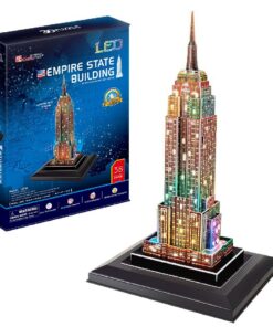 Cubic Fun 3D Puzzel Empire State Building + LED Verlichting 58 Stukjes