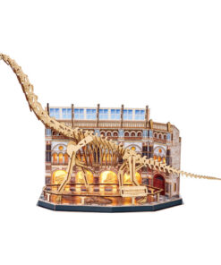 Alternative view of Cubic Fun Houten LED 3D Puzzel Natural Museum Brachiosaurus 216 Stukjes