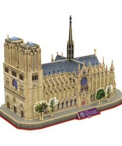 Alternative view of Cubic Fun National Geographic 3D Puzzel Notre-Dame Parijs 128 Stukjes