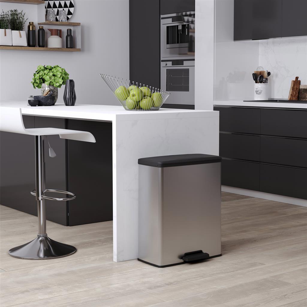 Curver Decobin Pedaalemmer 65L Zilver Metallic - Afbeelding 5