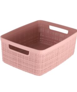 Alternative view of Curver Opbergmand Jute-Look 5L Roze