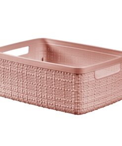 Curver Opbergmand Jute-Look 5L Roze