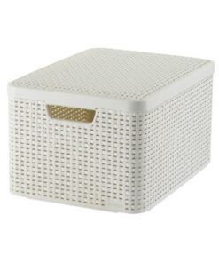 Curver Style Opbergmand met Deksel 30L Wit