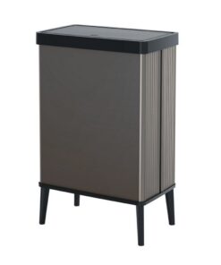 Curver Verto High Prullenbak 54L Push Pearl Gray