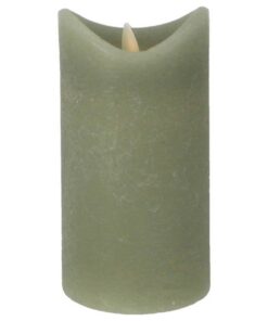 Daily Home LED Kaars 7.5x15 cm Sage Groen