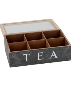 Alternative view of Daily Home TEA Theedoos met 6 Vakken MDF/Glas