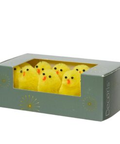 Decoris Decoratie Mini Kuikentjes 5 cm 10 Stuks Geel