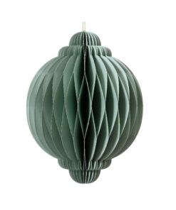 Decoris Papieren Ui Decoratie 30x40 cm Groen