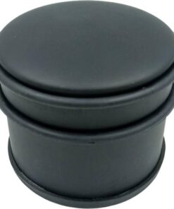 Deurstopper 9x7.5 cm Zwart