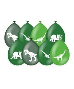 Dino Party Ballonnen 8 Stuks