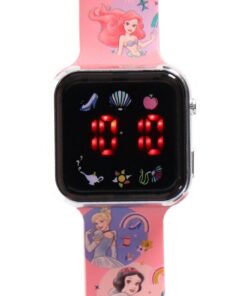Alternative view of Disney Princess LED Horloge Roze