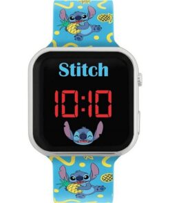 Alternative view of Disney Stitch LED Horloge Blauw