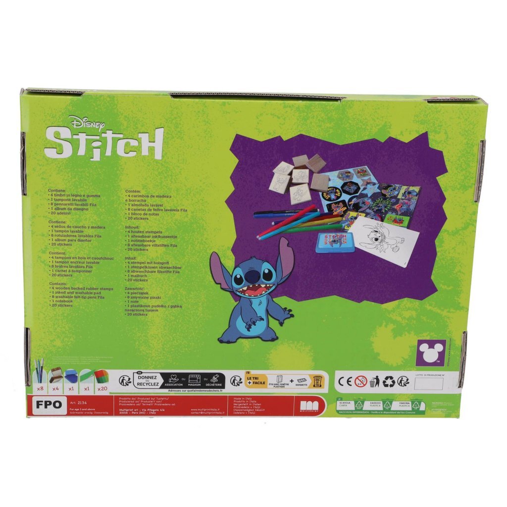 Disney Stitch Stempeldoos 22-delig - Afbeelding 2