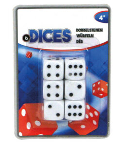 Dobbelset Dobbelstenen 6 Stuks