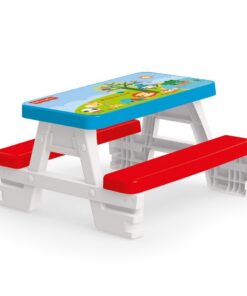 Dolu Fisher Price Picknicktafel Rood/Wit/Blauw