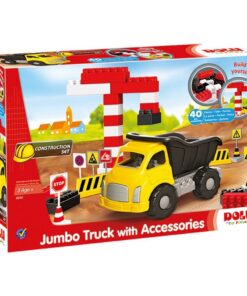 Dolu Jumbo Bouwtruck met Accessoires 40-delig