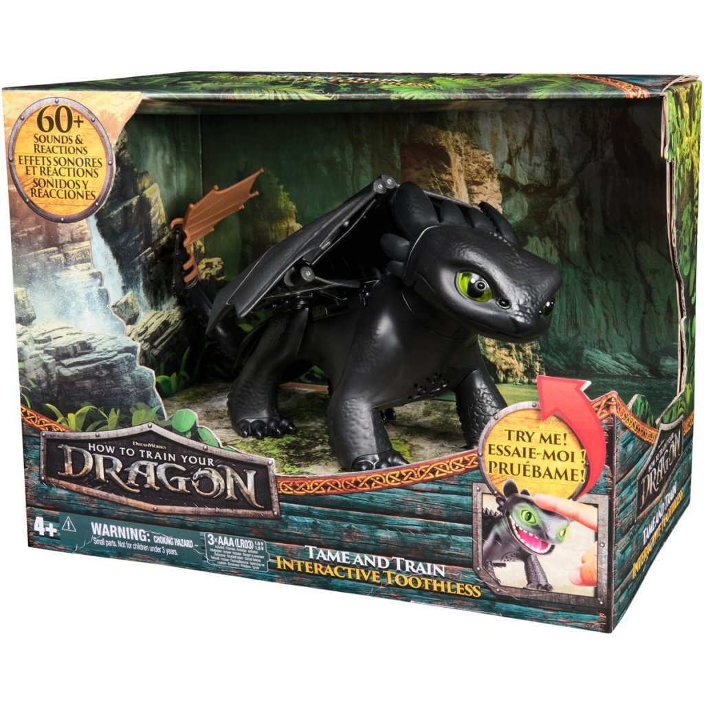 Dreamworks How To Train Your Dragon Interactieve Toothless + Licht en Geluid