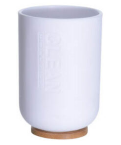 Drinkbeker Wit Bamboe