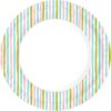 Duni Papieren Borden Stripes 22 cm 10 Stuks