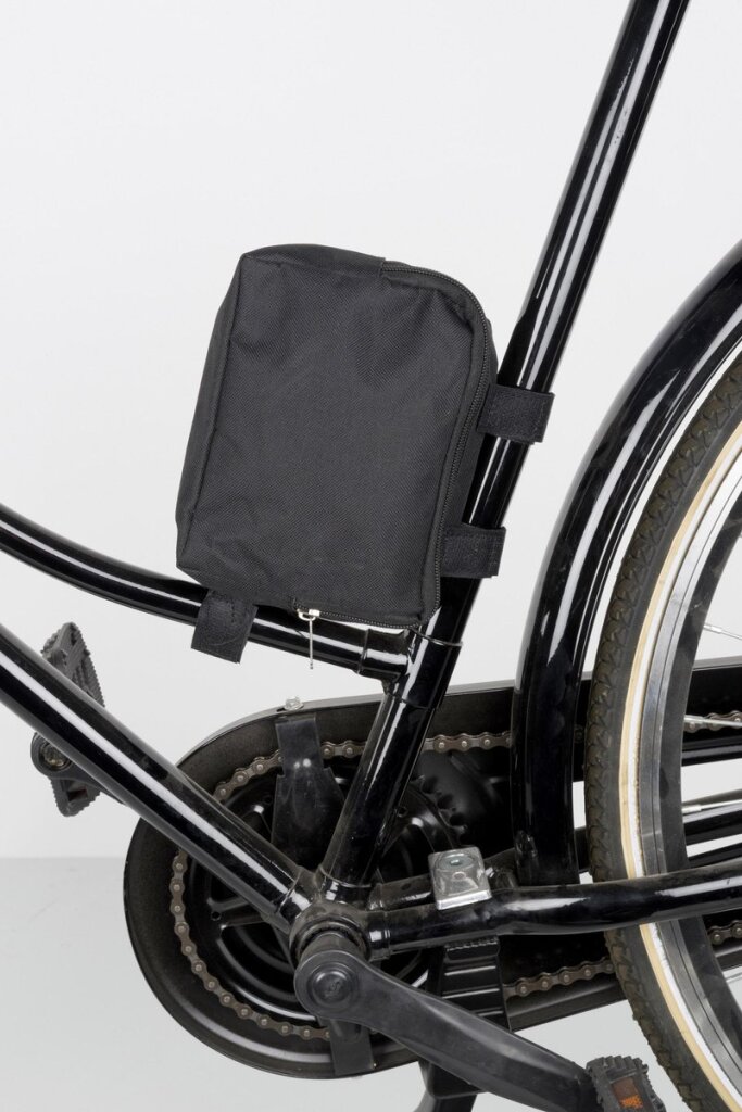 Dunlop Mini Voetpomp/Luchtpomp/Bandenpomp Inclusief 3 Adapters Analoge Drukmeter met Opbergtas - Afbeelding 3