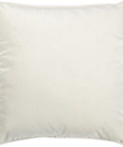Dutch Decor FINN Sierkussen 45x45 cm Velvet Effen kleur Snow WhiteInclusief Binnenkussen