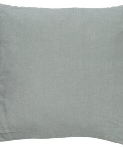 Dutch Decor LINN Sierkussen 45x45cm 100% Linnen Effen kleur Jadeite Lichtgroen Inclusief binnenkussen