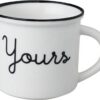 Dutch Rose Zwart/Wit Beker Yours Wit