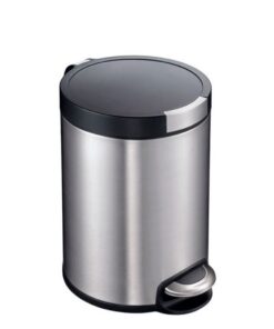 EKO Vepa Bins Artistic Pedaalemmer 5L RVS/Zwart