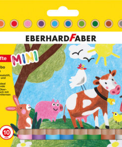 Eberhard Faber EF-518912 Kleurpotlood 3in1 12 Stuks Extra Dikke Kern 10mm