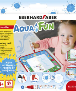 Eberhard Faber EF-524130 Tekenmat Aquafun 32x32cm Incl. 1 Waterstift